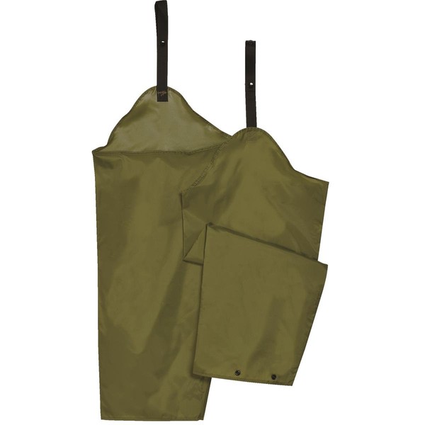 Gemplers Adjustable Waterproof Lower Body Protective Spraying Safety Chaps, Olive Green, Lightweight, Chemical Resistant, One Size Fits All – Protects from Class III and IV pesticides.