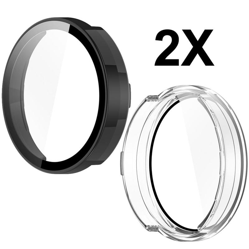 Accdeny [2-Pack Case with Tempered Glass Screen Protector Compatible for