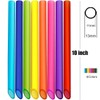 ALINK Pack of 8 Reusable Boba Plastic Straws, Pointed Design,