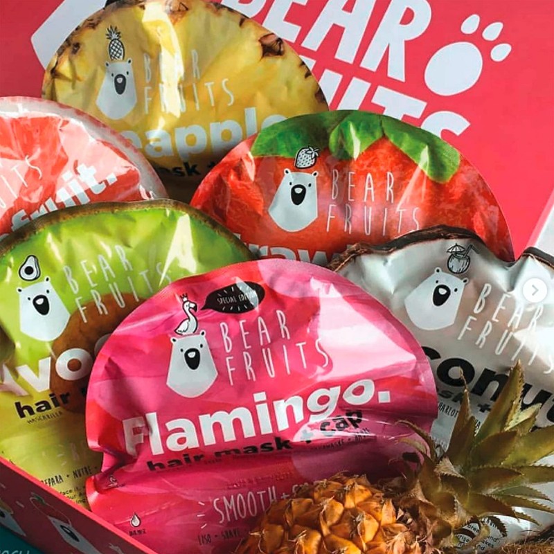 Bear Fruits Grapefruit Hair Mask + Cap