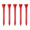 Zivisk Wooden Golf Tees 2-3/4" 100 Count 70mm Red