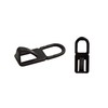 NAHANCO HC001B-100 Hanger Connectors - 1 3/4" Black- 100 Count,