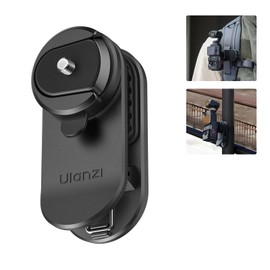 ULANZI CK02 Clip de cámara de liberación rápida Cka para Mochila,Placa Posterior magnética, succión Firme con la Mano,Gran Elasticidad,sujeción Estable,rotación de 360°,límites del Punto Fijo de 90