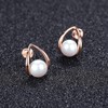 VIKI LYNN Women's Pearl Earrings with 925 Sterling Silver and