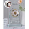 WINTAIM Grandma Glass Clock Gift from Granddaughter or Grandson -