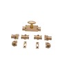 STALLION HARDWARE Polished Brass Cremone Bolt for Cabinet Hardware