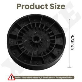 WH03X32097 Transmission Pulley & WH05X24185 Washing Machine Clutch & WH01X27538 Drive Belt & H01X24434 Spring for GE PTW/GTW Series Replace AP5993402 EAP12299369 4587847