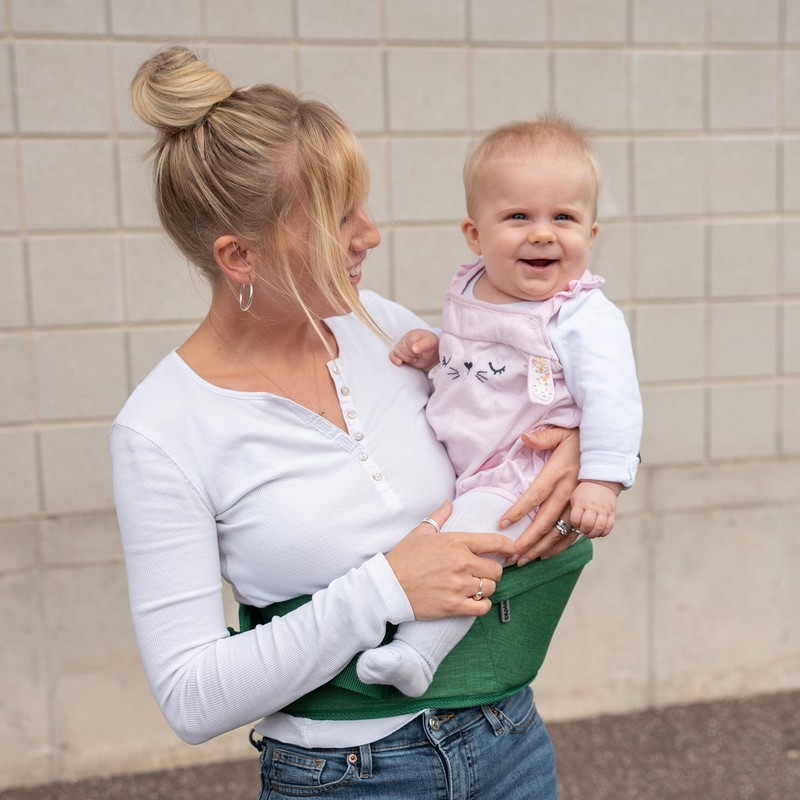 Hippychick Hipseat Baby Carrier, Lightweight Back-Saving Support Waist Stool, Adjustable