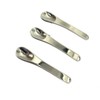 Travel Cosmetic Cream Spoon Spatula Silver Modeling 5ea