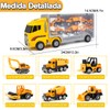 LHChan Camion Juguete de Vehículos de Ingeniería Construcción,Set de Juego