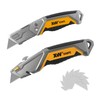 XW Utility Knife Set, Heavy Duty Zinc Alloy Retractable Box
