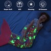 Catalonia Classy Glow in The Dark Mermaid Tail Blanket, Soft