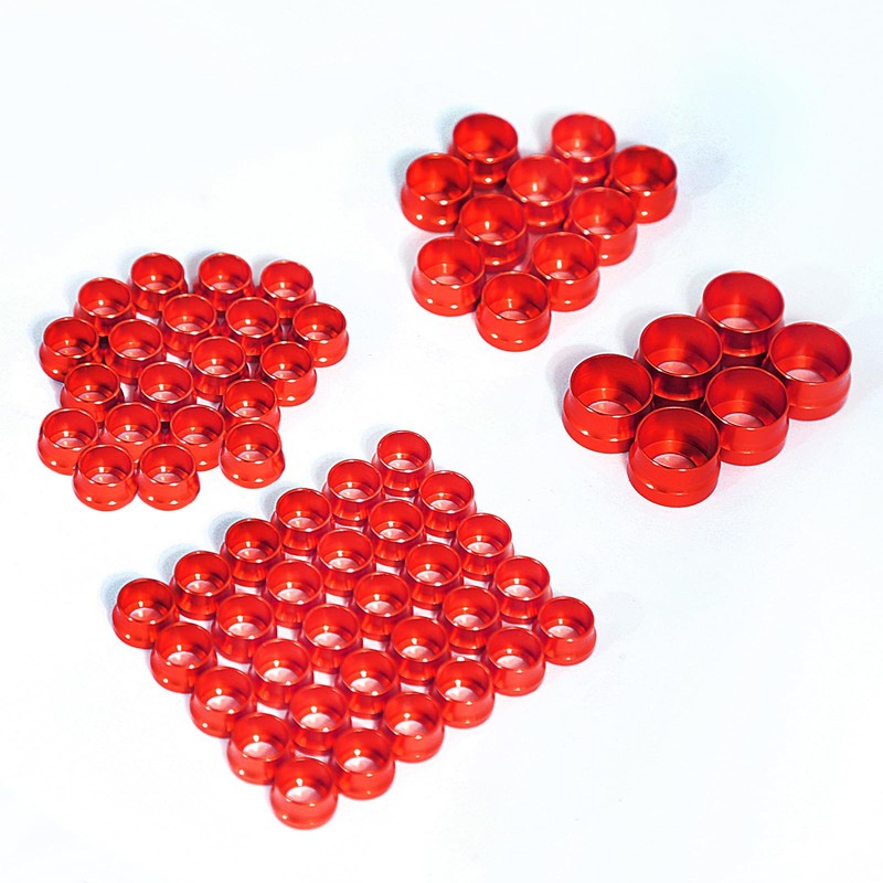 66X Motorcycle Engine Bolt Topper Caps Cover Compatible with for