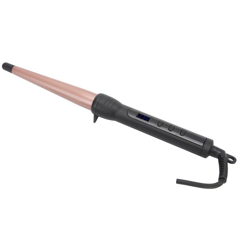 Hair Curler Electric LCD Ceramic Hair Curling Wand Rod Cone