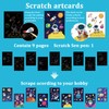 BEELUKY 4 Pieces Scratch Pictures for Children Magic Scratch Book