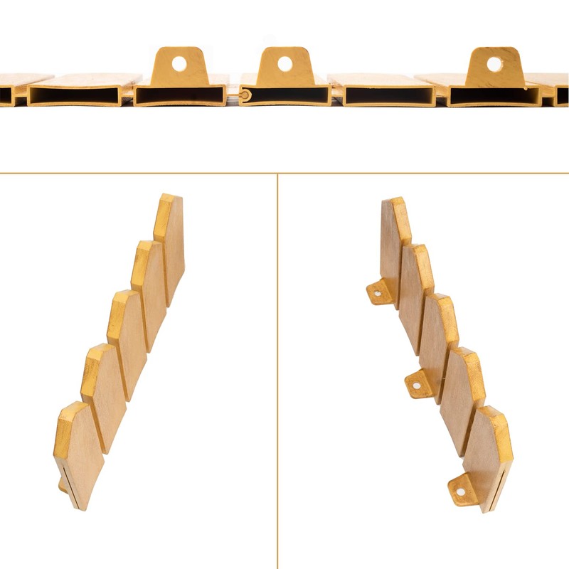 ARRYNTHEON Landscape Edging Kit 6.7 in Tall Decorative Double-Sided Wood-Look