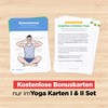 WorkoutLabs Plastic Yoga Cards with Sanskrit Language for Visual Learning,