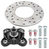 Rear Wheel Hub With Brake Rotor & Wheel Studs Screws