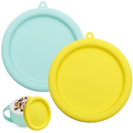 Zhaoyao 2Pcs 6in Silicone Lid for Dash My Mug Ice Cream Maker Ice Cream Storage Lids Food Safe Silicone Bowl Covers for Dash Ice Cream Maker Mug