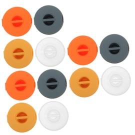 OSALADI 12pcs Portable Cable Winder Organizer for Earphones and Chargers Wire Management Transparent for Desk and Travel Use