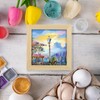 sourcing map 6 Pack Wood Canvas Boards, 6x6 Inch Art