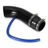 Black Universal 3" Car Cold Air Intake Induction Pipe Filter