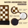 15.7" x 23.6" Absorbent Coffee Mat for Countertop Hide Stain,