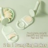 2 in 1 Dumpling Maker,Dumpling Skin Make,Quick and Easy Dumpling