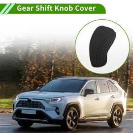 HOPESPANNER Universal Gear Shift Knob Cover Stick Shifting Handle Protector Manual Fabric 1 Pc Anti-Slip Black