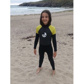 NCW CORNWALL Kids warm 5mm full winter wetsuit for all watersports/beach use (sizes for 1 to 14 years)... (Junior XL)