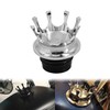 HDBUBALUS Vented Fuel Gas Tank Cap King Crown Gas Cap