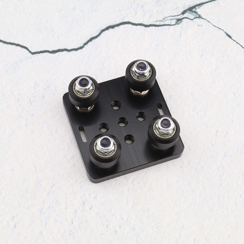 Small Plate Slotted Mini V Shape Wheel Bracket for 3D