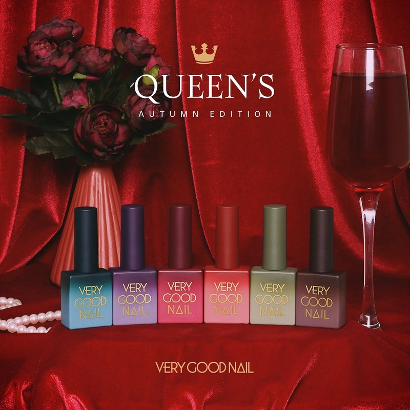 Very Good Nail Berry Good Nail Queen's Syrup Gel 6-piece