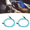 2pcs 5.9ft Tattoo Clip Cords RAC Interface Professional Copper Silicone