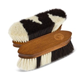 Equimour Favo Fur Shine Brush | Horse Brush | Wooden Brush | Grooming | Horse Accessories | Cleaning Tool for Horses | Horse Care