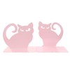1 Pair Persian Cat Bookends, Kid Cute Cat Nonskid Thickening