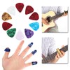 Guitar Accessories Kit 10 Celluloid Pick 4 Guitar Slider 8