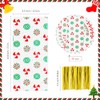 Christmas Treat Bags Christmas Candy Bags Christmas Cellophane Treat Bags