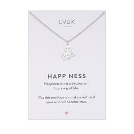 LUUK LIFESTYLE Unique women I girls necklace with octopus I squid pendant, water resistant souvenir, bohemian style, birthday gift, silver