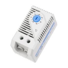 MECCANIXITY Mechanical Switch Thermostat KTS011 Cabinet Temperature Controller -10-50°C Adjustable Normally Open (N.O) Temperature Control Switch
