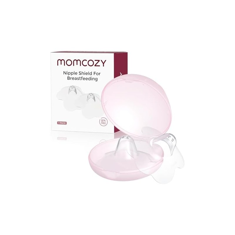 Momcozy Pezoneras Lactancia, Pezoneras Lactancia de Contacto Floral para mamás