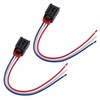 VGOL 2 Pieces Car Rear Light Wiring Harness Connection 3-Pin