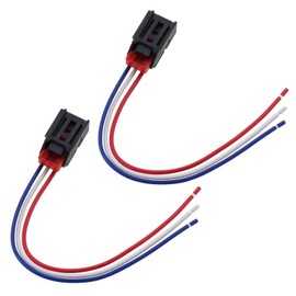 VGOL 2 Pieces Car Rear Light Wiring Harness Connection 3-Pin Wiring Harness for Rear Lights 7N0972703 Car Rear Light Cable Connector Plug Compatible with VW