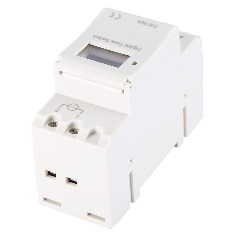 YWBL-WH LCD Digital Programmable Timer Switch DIN Rail Time Relay