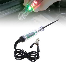 TVETE Electric Tester for Cars, Pen Type Cord Included, Car Voltage Circuit Tester, DC 5-90V, LED Auto Tester, Polarity Determination, Performance Testing, Diagnostic Tool for Cars, Automotive