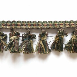 Plankroad Jewel Toned High Quality Decorative Tassel Trim by the yard