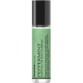 Peppermint Essential Oil Roll On, Pre-Diluted 10ml (Pack of 2)