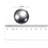 sourcing map 1pcs 50mm Carbon Steel Bearing Balls Precision Polished