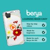 BERYA Embroidery Kit for Beginners, Flowers and Leaves Embroidery Practice