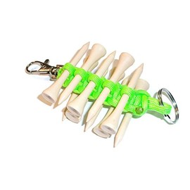 RedVex Paracord Golf Tee Holder - Lime - Holds 10 Golf Tees